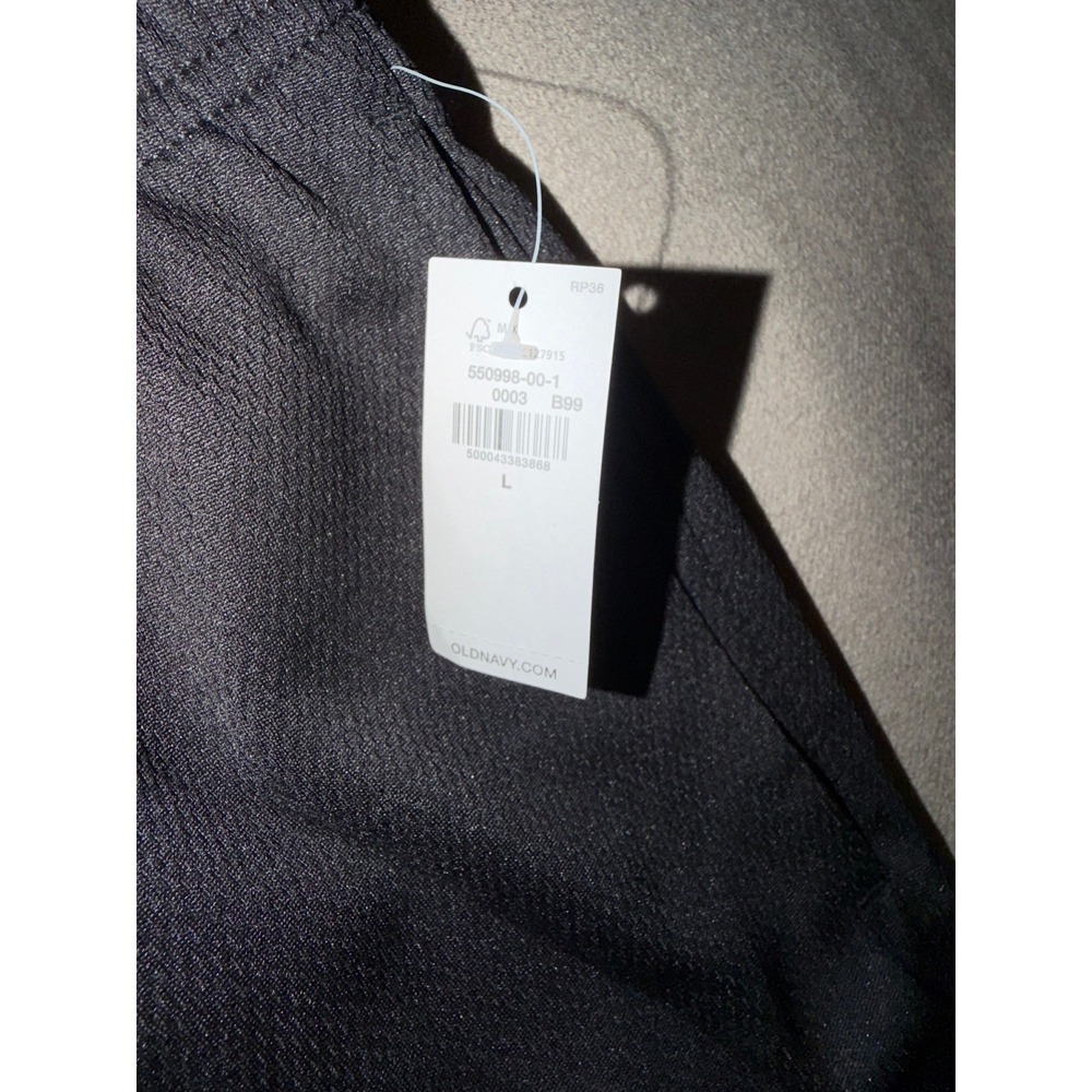 Old Navy Active Mens Go-Dry Mesh Athletic Shorts Black Size L 550998-00-1 NWT - Picture 5 of 6